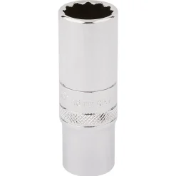 Draper Expert HI-TORQ® 12 Point Deep Socket, 3/8" Sq. Dr., 16mm