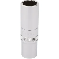 Draper Expert HI-TORQ® 12 Point Deep Socket, 3/8" Sq. Dr., 14mm