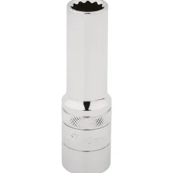 Draper Expert HI-TORQ® 12 Point Deep Socket, 1/2" Sq. Dr., 12mm