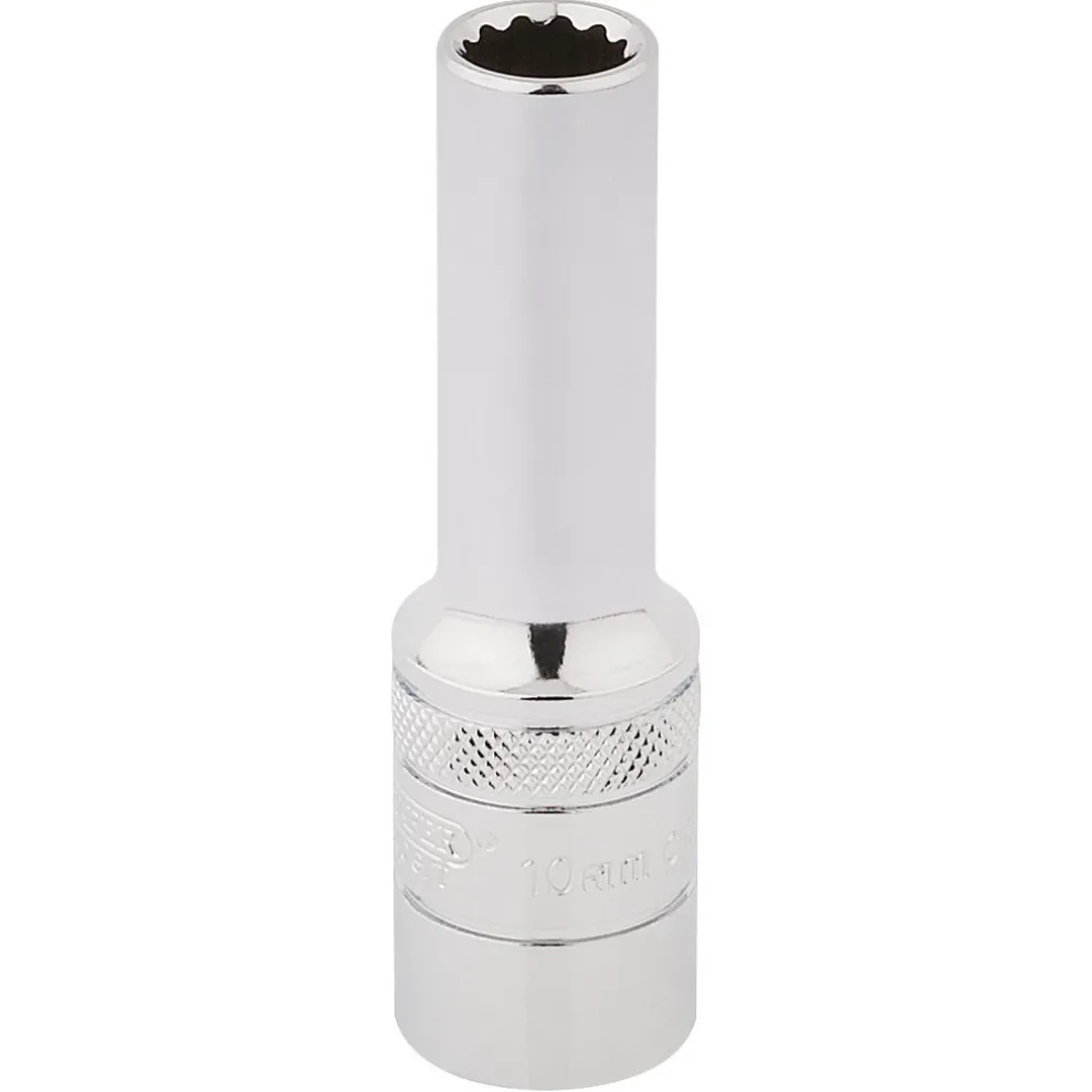 Draper Expert HI-TORQ® 12 Point Deep Socket, 1/2" Sq. Dr., 10mm