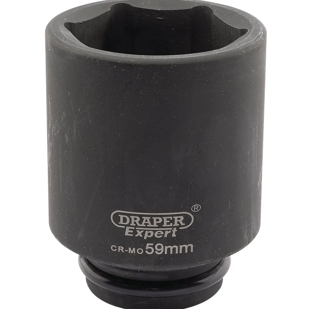 Draper Expert HI-TORQ® 6 Point Deep Impact Socket, 3/4" Sq. Dr., 59mm