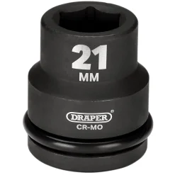 Draper Expert HI-TORQ® 6 Point Impact Socket, 3/4" Sq. Dr., 21mm