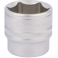 Draper Expert HI-TORQ® 6 Point Socket, 3/8" Sq. Dr., 24mm