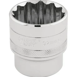 Draper Expert HI-TORQ® 12 Point Socket, 1/2" Sq. Dr., 32mm
