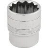 Draper Expert HI-TORQ® 12 Point Socket, 1/2" Sq. Dr., 28mm