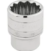 Draper Expert HI-TORQ® 12 Point Socket, 1/2" Sq. Dr., 26mm