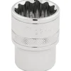Draper Expert HI-TORQ® 12 Point Socket, 1/2" Sq. Dr., 22mm