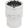 Draper Expert HI-TORQ® 12 Point Socket, 1/2" Sq. Dr., 20mm