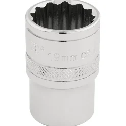 Draper Expert HI-TORQ® 12 Point Socket, 1/2" Sq. Dr., 19mm