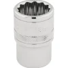 Draper Expert HI-TORQ® 12 Point Socket, 1/2" Sq. Dr., 18mm