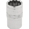 Draper Expert HI-TORQ® 12 Point Socket, 1/2" Sq. Dr., 17mm