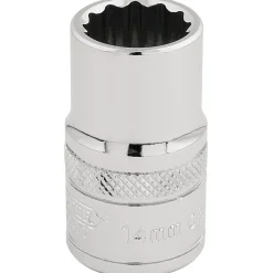 Draper Expert HI-TORQ® 12 Point Socket, 1/2" Sq. Dr., 14mm