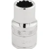 Draper Expert HI-TORQ® 12 Point Socket, 1/2" Sq. Dr., 12mm