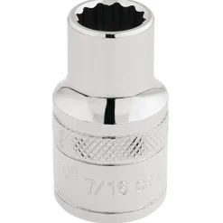 Draper Expert HI-TORQ® 12 Point Socket, 1/2" Sq. Dr., 7/16"