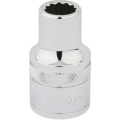 Draper Expert HI-TORQ® 12 Point Socket, 1/2" Sq. Dr., 3/8"