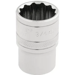 Draper Expert HI-TORQ® 12 Point Socket, 1/2" Sq. Dr., 3/4"
