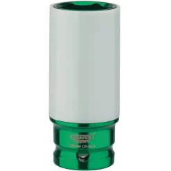 Draper Expert HI-TORQ® Wheel Nut Socket for Alloy Wheels, 1/2" Sq. Dr. (23mm)