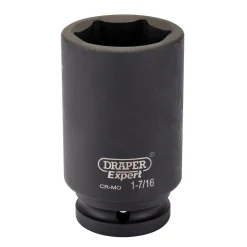 Draper Expert Imperial Deep Impact Socket, 3/4" Sq. Dr. 1.7/16"