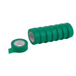 Draper Expert Insulation Tape to BSEN60454/Type2, 10m x 19mm, Green (Pack of 8)