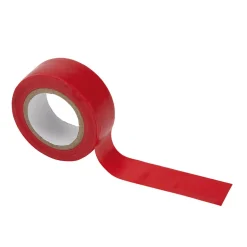 Draper Expert Insulation Tape to BSEN60454/Type2, 10m x 19mm, Red (Pack of 8)