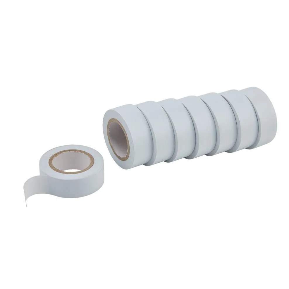 Draper Expert Insulation Tape to BSEN60454/Type2, 10m x 19mm, White (Pack of 8)