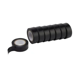 Draper Expert Insulation Tape, 10m x 19mm, Black (Pack of 8)