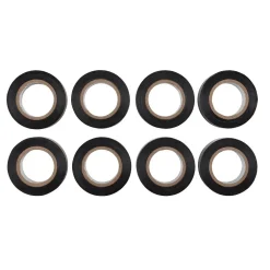Draper Expert Insulation Tape, 10m x 19mm, Black (Pack of 8)