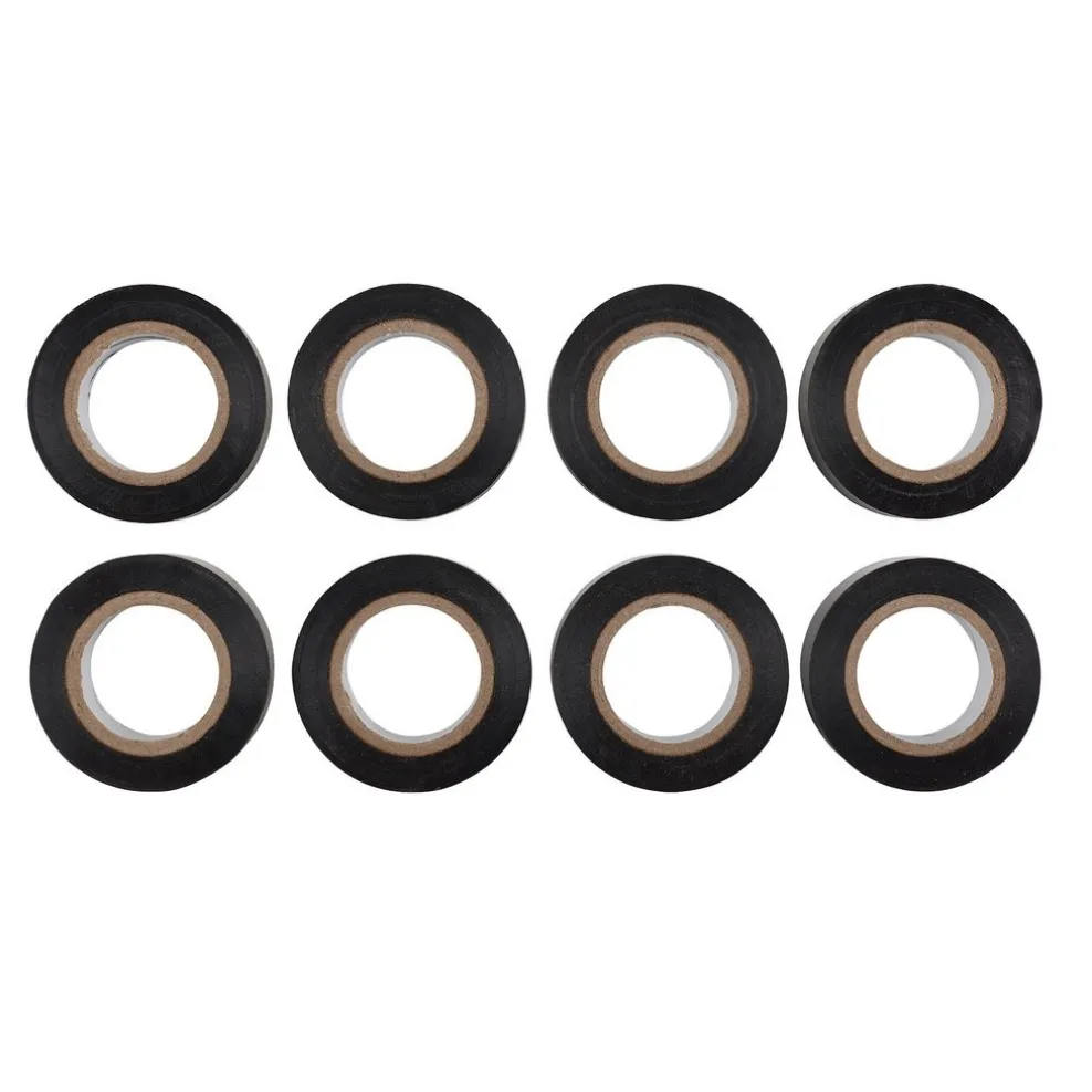 Draper Expert Insulation Tape, 10m x 19mm, Black (Pack of 8)