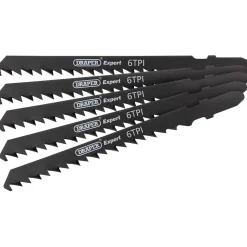 Draper Expert Jigsaw Blade Set, 100mm (5 Piece)