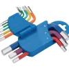 Draper Expert Metric Coloured Short Arm Hex. Key Set (9 Piece)