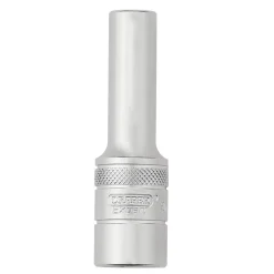 Draper Expert Metric Deep Socket, 1/2" Sq. Dr., Micro Satin Chrome, 9mm