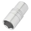 Draper Expert Metric Deep Socket, 1/2" Sq. Dr., Micro Satin Chrome, 28mm