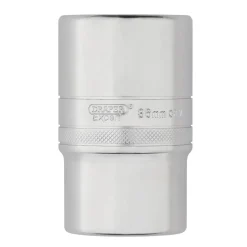 Draper Expert Metric Deep Socket, 1/2" Sq. Dr., Micro Satin Chrome, 36mm