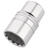 Draper Expert Metric Deep Socket, 1/2" Sq. Dr., Polished Chrome, 36mm