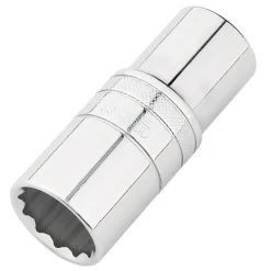 Draper Expert Metric Deep Socket, 1/2" Sq. Dr., Polished Chrome, 23mm