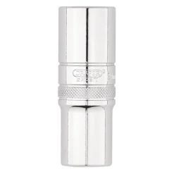 Draper Expert Metric Deep Socket, 1/2" Sq. Dr., Polished Chrome, 21mm