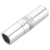 Draper Expert Metric Deep Socket, 1/2" Sq. Dr., Polished Chrome, 15mm