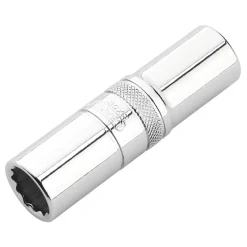 Draper Expert Metric Deep Socket, 1/2" Sq. Dr., Polished Chrome, 15mm