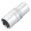 Draper Expert Metric Deep Socket, 1/2" Sq. Dr., Micro Satin Chrome, 25mm