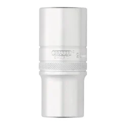 Draper Expert Metric Deep Socket, 1/2" Sq. Dr., Micro Satin Chrome, 25mm