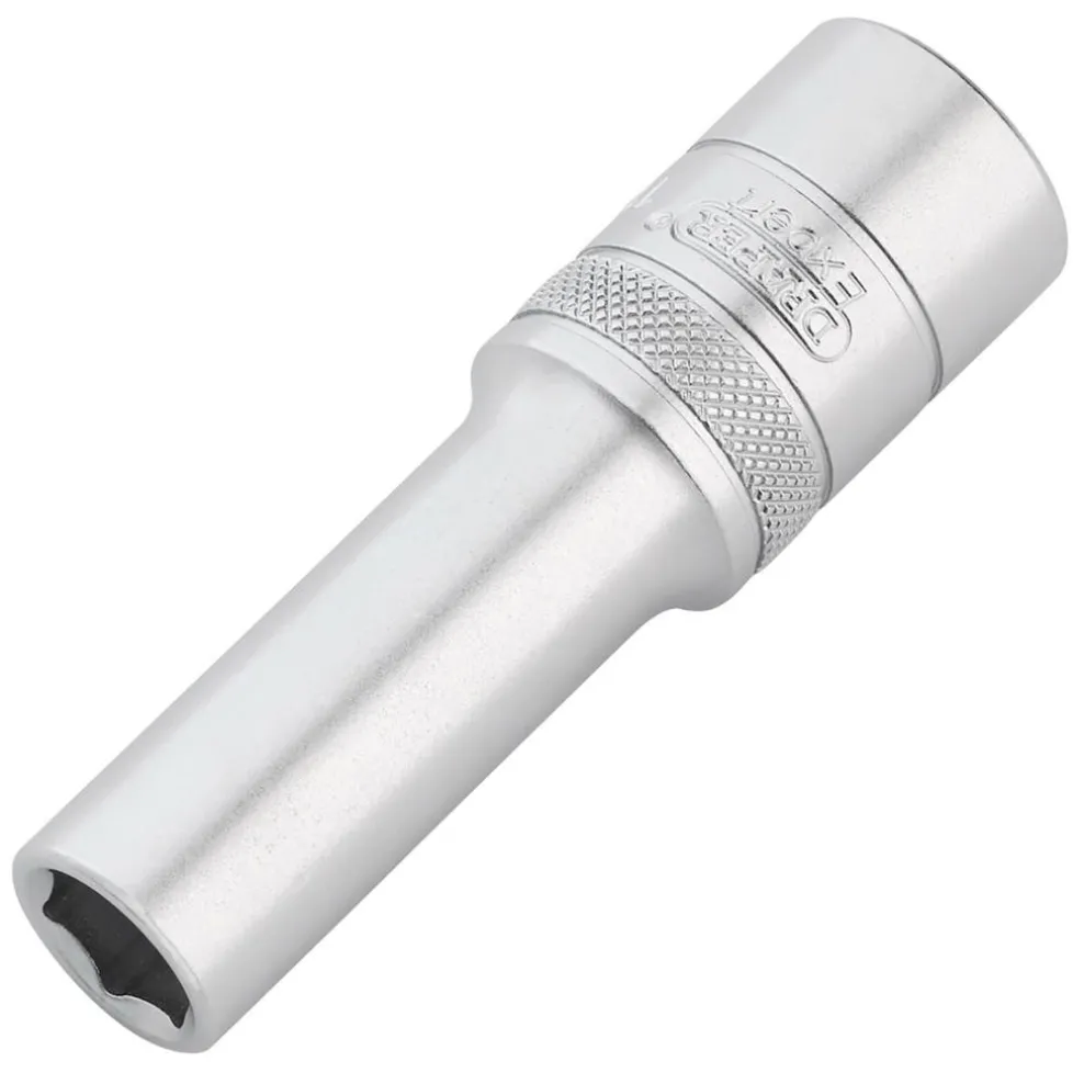 Draper Expert Metric Deep Socket, 1/2" Sq. Dr., Micro Satin Chrome, 11mm