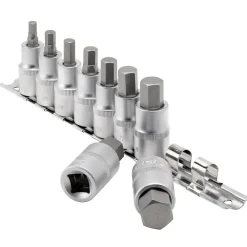 Draper Expert Metric Hex. Socket Bit Set, 1/2
