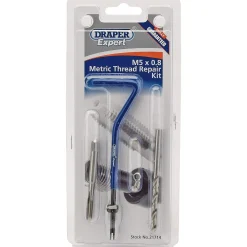 Draper Expert Metric Thread Repair Kit, M5 x 0.8