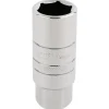 Draper Expert 12mm Thread 6 Point Spark Plug Socket, 3/8" Sq. Dr., 18mm