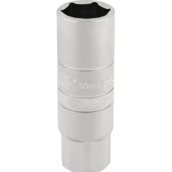 Draper Expert 10mm Thread 6 Point Satin Chrome Spark Plug Socket, 3/8" Sq. Dr., 16mm