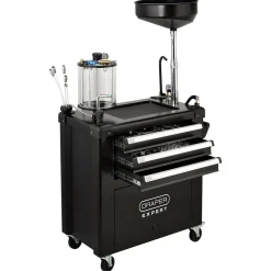Draper Expert Mobile Oil Service Station & Chamber and Oil Drain Pan