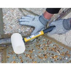 Draper Expert Non-Marking Rubber Head Mallet with Fibreglass Shaft, 680g/24oz