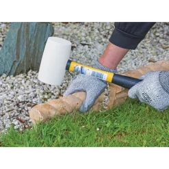 Draper Expert Non-Marking Rubber Head Mallet with Fibreglass Shaft, 680g/24oz