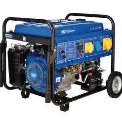 Draper Expert Petrol Generator with Wheels, 6000W