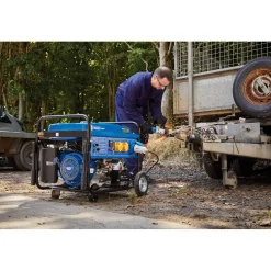 Draper Expert Petrol Generator with Wheels, 6000W